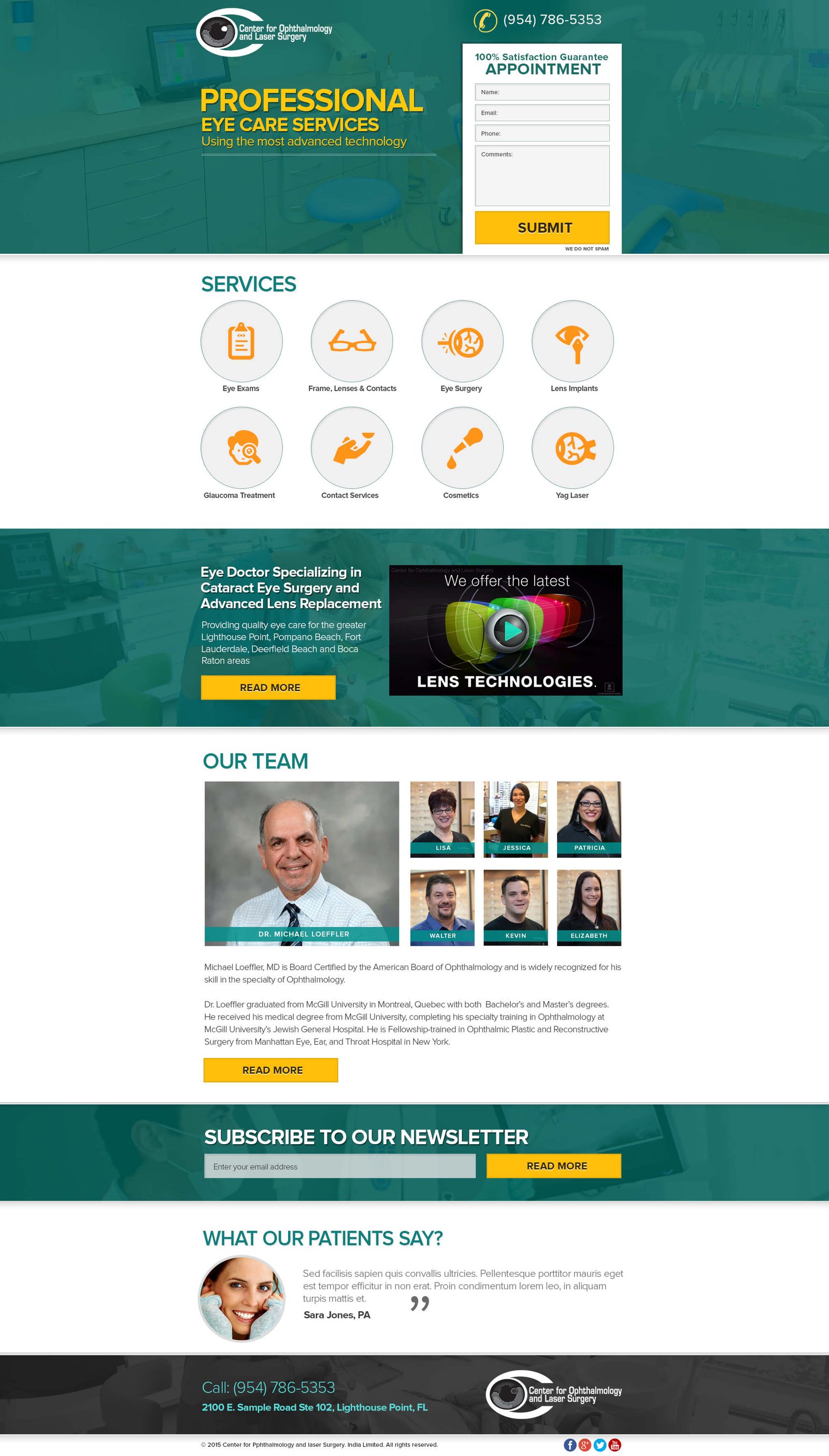 Doctor Loeffler website screenshot