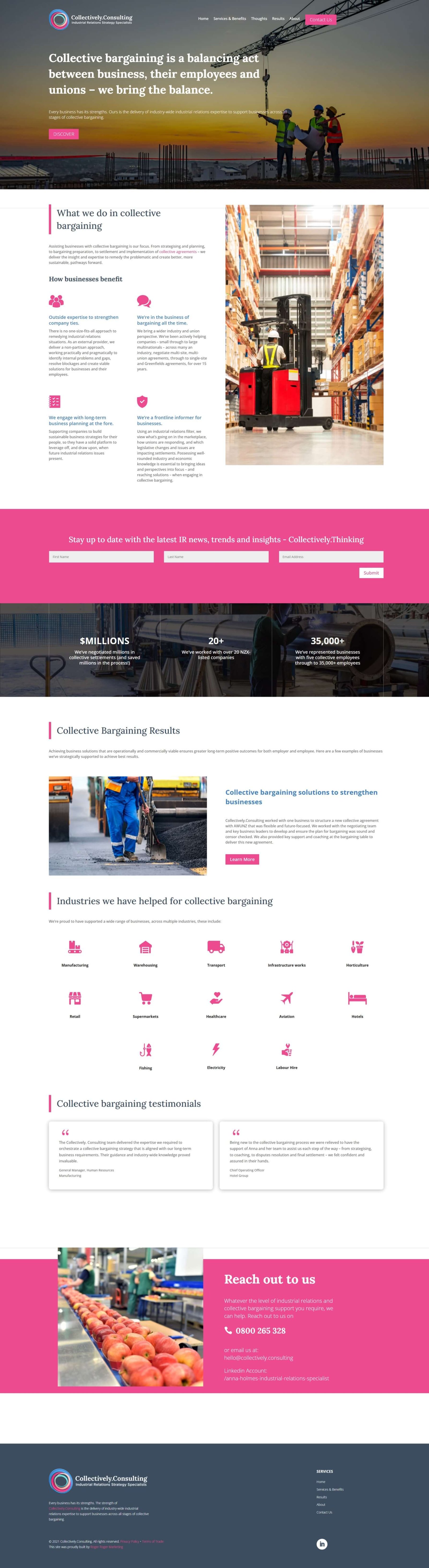 collectively.consulting website screenshot