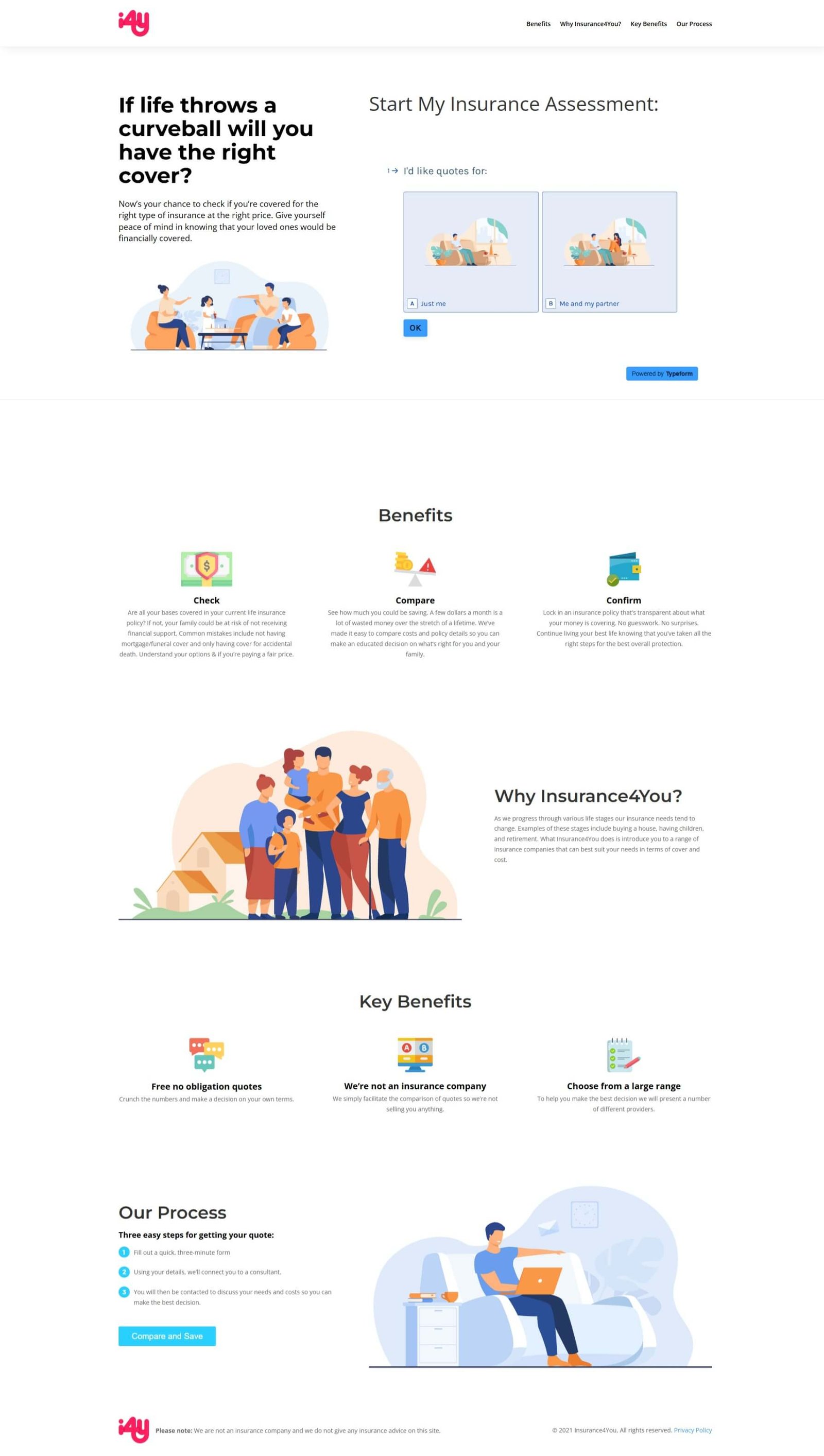 insurance4you.co.nz website screenshot