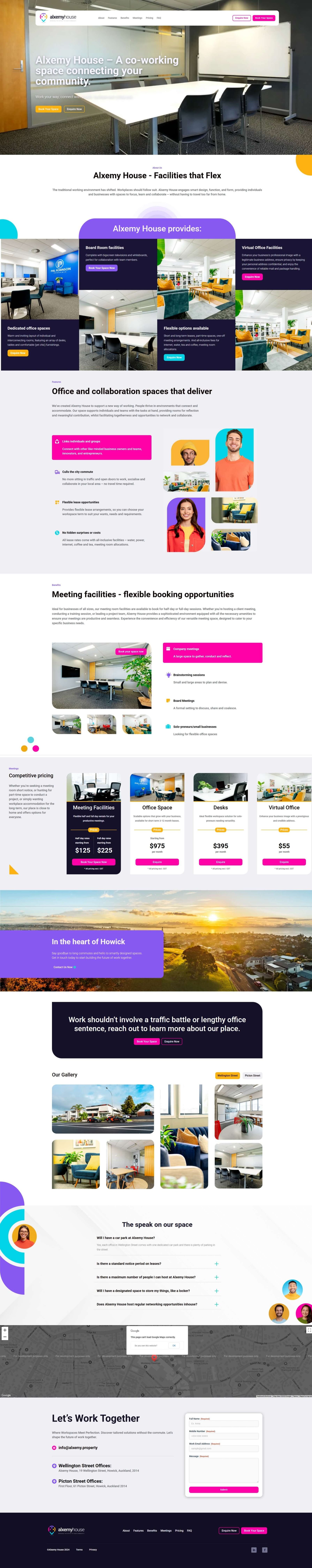 alxemyhouse.co.nz website screenshot